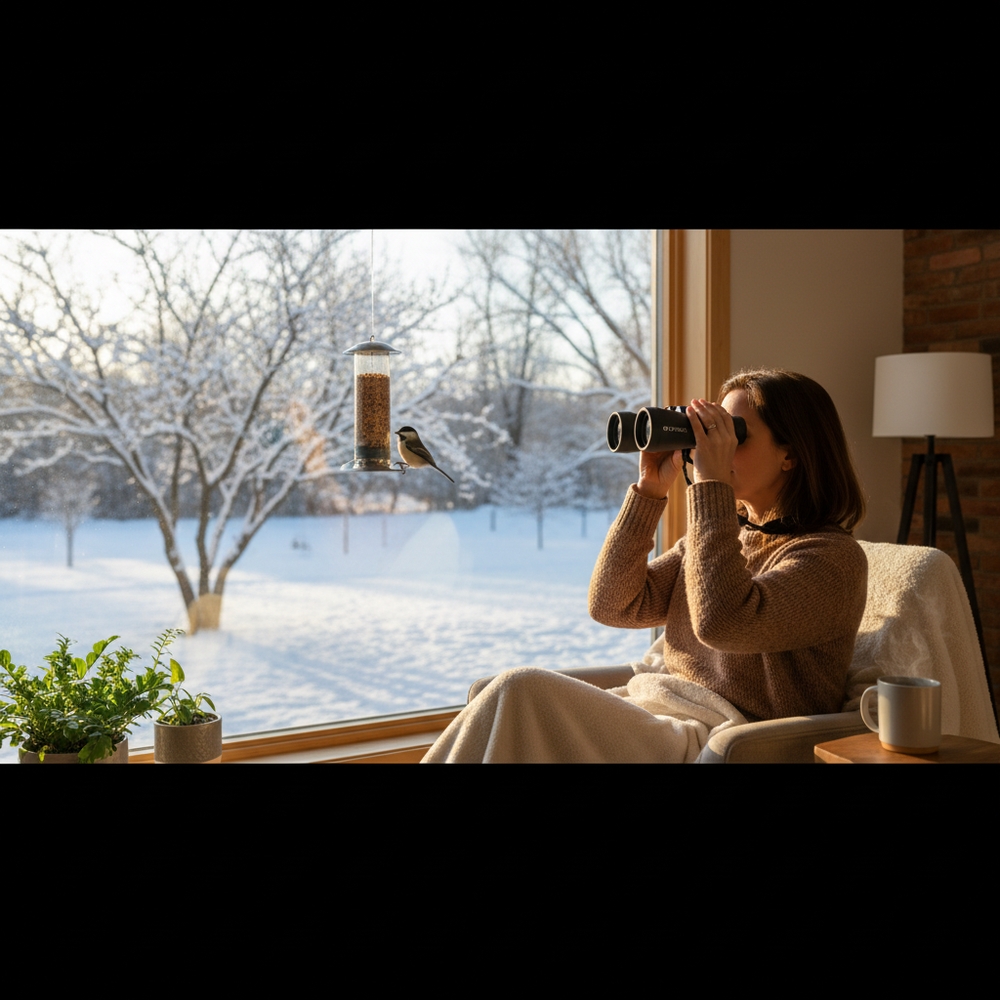 img of Beyond the Feeder: Essential Optics for Backyard Finch Watching